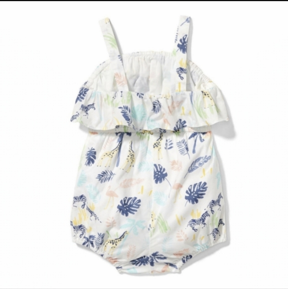 Janie and Jack Toddler Girl Romper - Picture 2 of 7